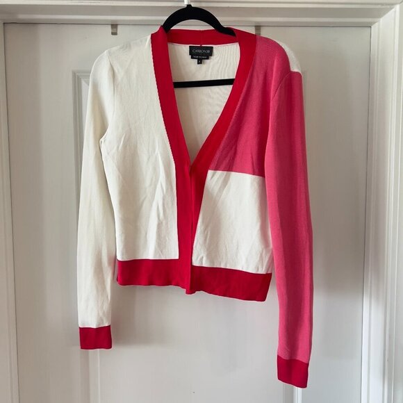 306 Carbon38 Colorblock Cardigan | Size Small - Picture 2 of 5
